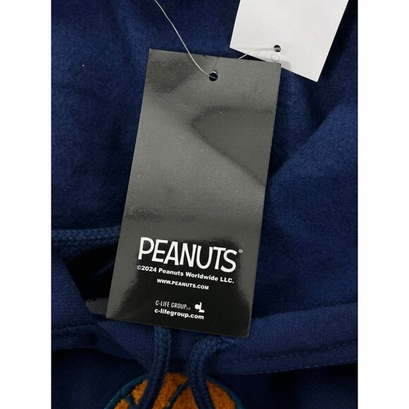 Peanuts Snoopy Basketball Mens Hoodie XL Blue - Picture 8 of 10
